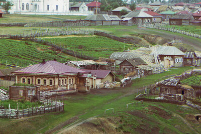 Село Колчеданское. [Река Исеть.] [1912 год]