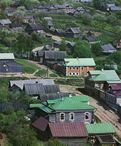 г. Ржев. Князь-Федоровская сторона с церковью Покрова Пресвятой Богородицы. [Лето 1910 года]
