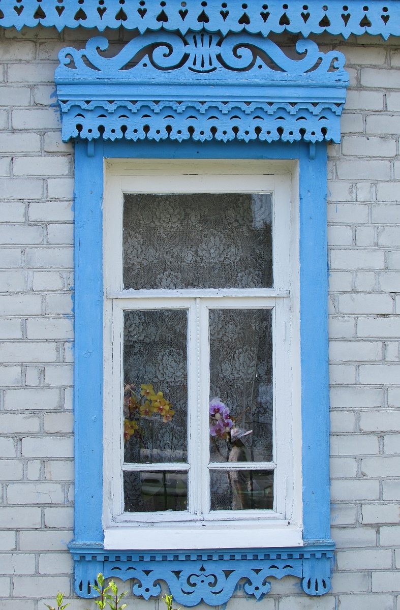 Наличники дома на Городище