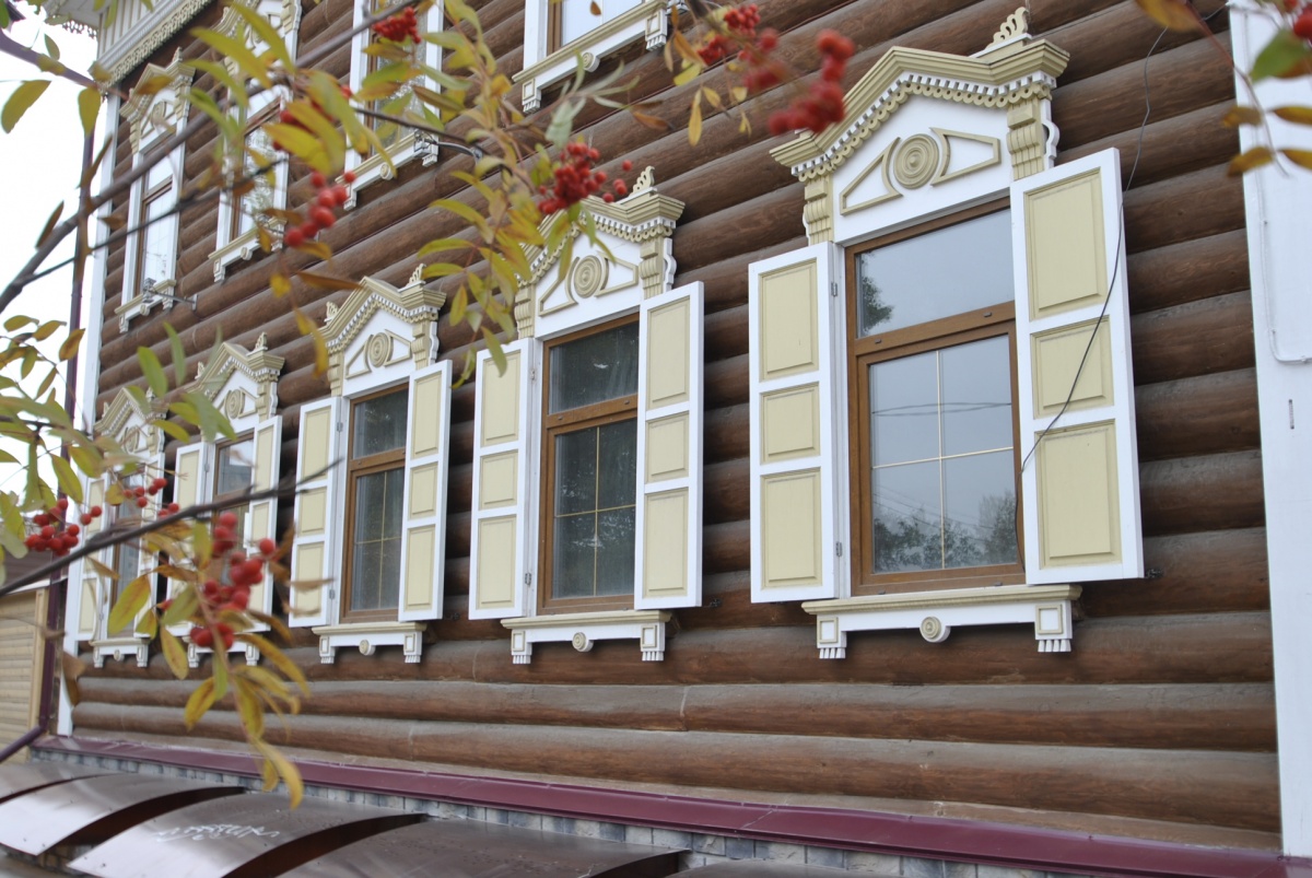 Осеннее фото наличников