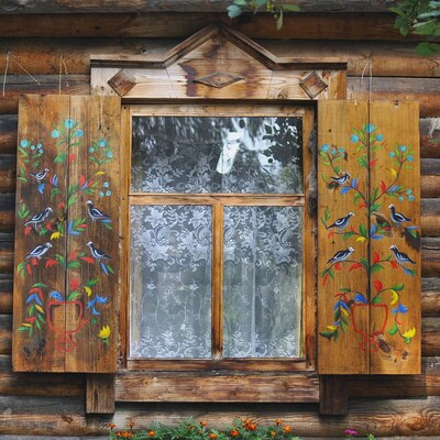 Роспись на наличниках