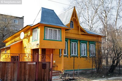 Деревянный модерн в г. Кимры (Тверская обл.)