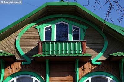 Деревянный модерн в г. Кимры (Тверская обл.)
