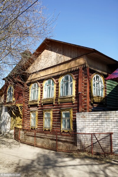 Деревянный модерн в г. Кимры (Тверская обл.)