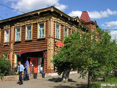 Деревяное зодчество Читы