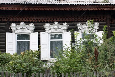 Наличники Петровска-Забайкальского (Петровского Завода)