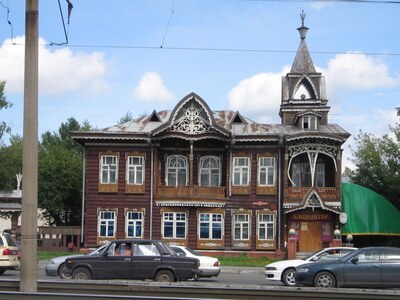 Holzhäuser von Barnaul