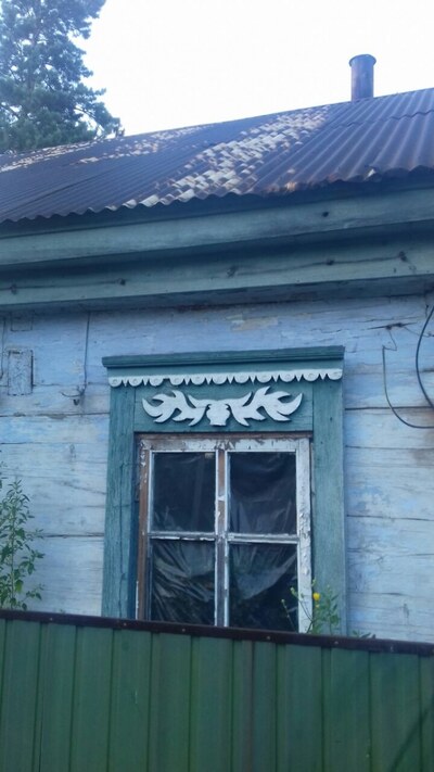 Окно не жилого дома в с.Покровка