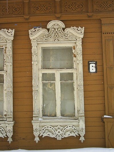 Наличник дома на Красюковке
