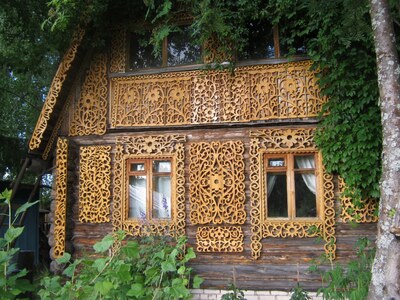 Фасад дачного дома