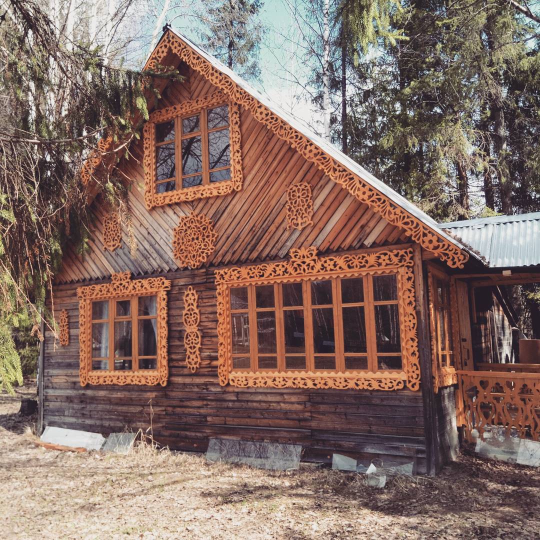 Фасад дачного дома