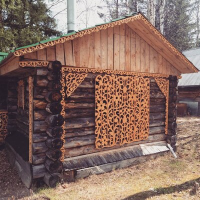 Фасад дачного дома