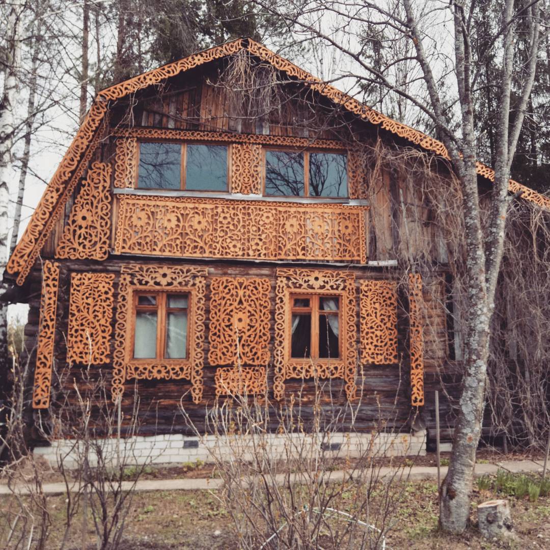 Фасад дачного дома