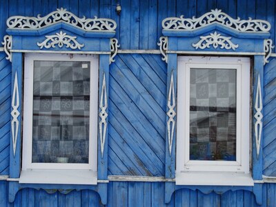 Наличники одного из домов с. Чувашский Сускан Мелекесского района Ульяновской области